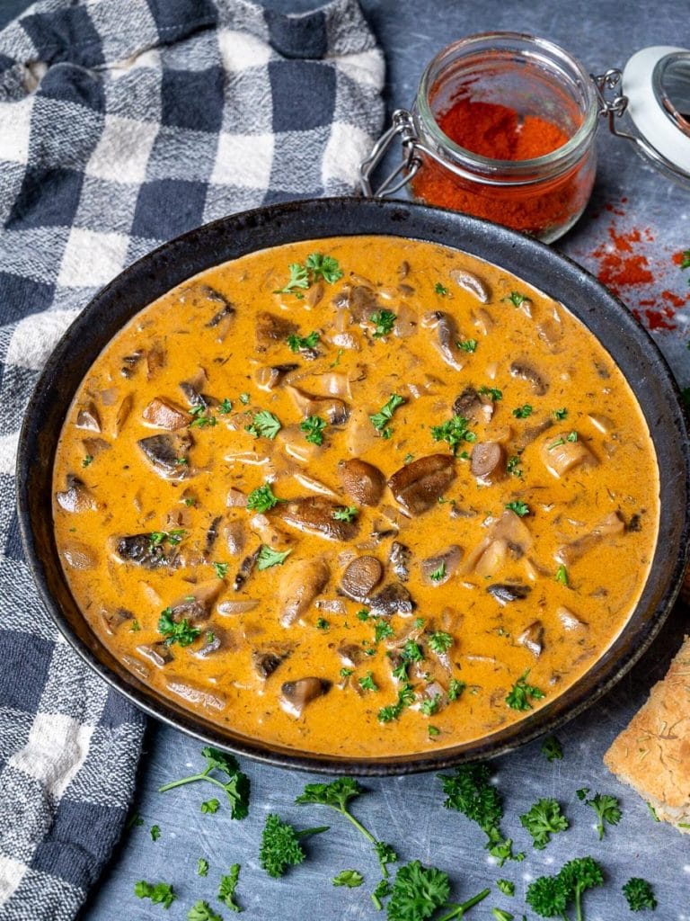 Creamy Hungarian Mushroom Soup