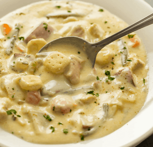 Creamy chicken stew