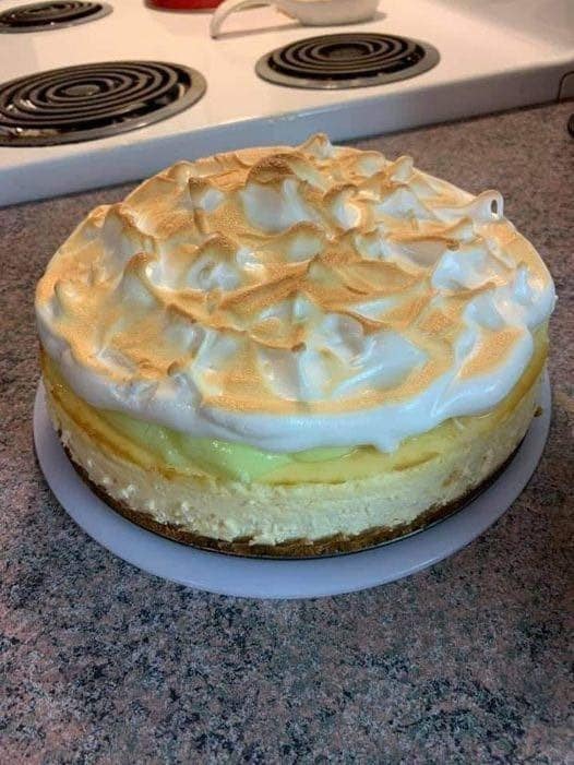 LEMON MERINGUE CHEESECAKE