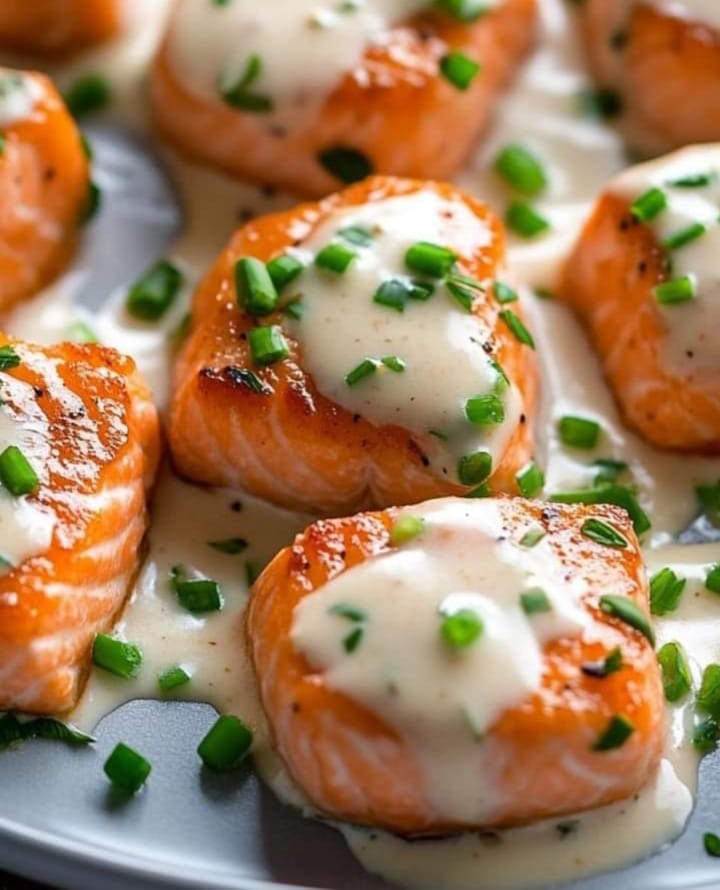 Garlic Butter Grilled Scallops with Tomato Basil Orzo