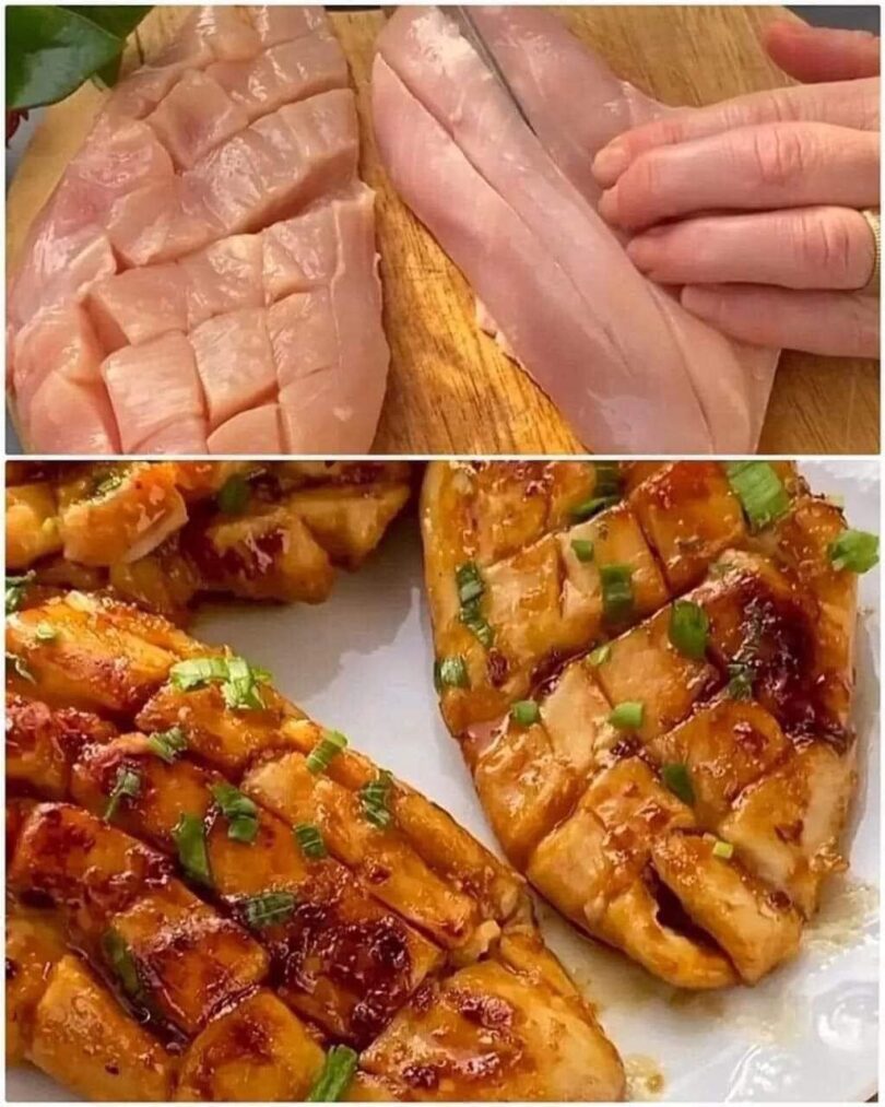 Chicken breasts with hot marinade