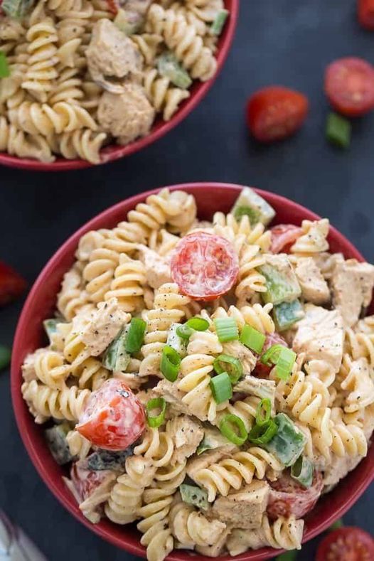 Grilled Butter Chicken Pasta Salad