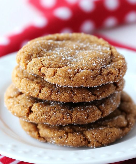 Soft Molasses Cookies