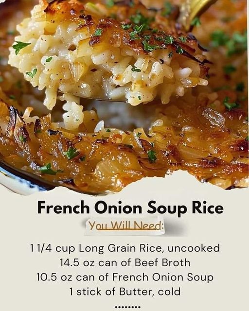 French Onion Soup Rice