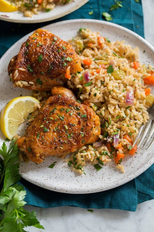 Baked Chicken and Rice Recipe