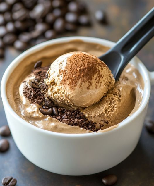 Homemade Coffee Ice Cream