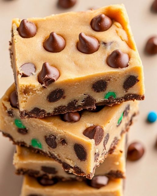 No-Bake Cookie Dough Bars