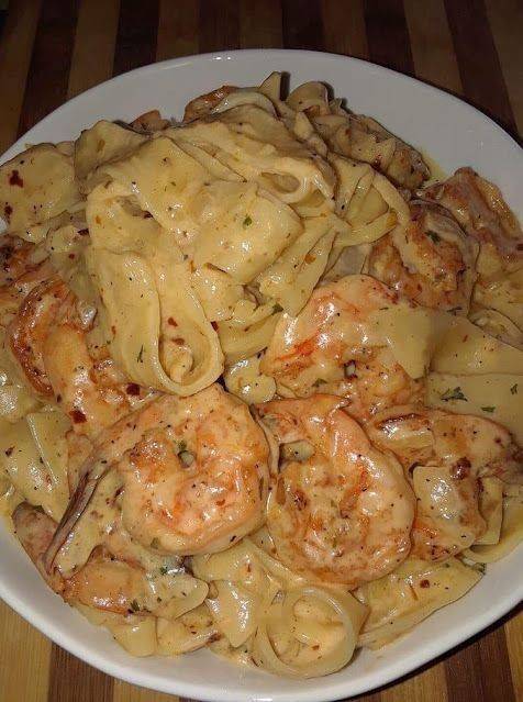 Garlic Shrimp Pasta