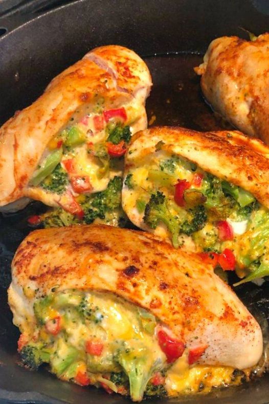 Broccoli Stuffed Chicken