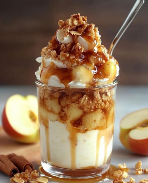 Apple Pie Cheesecake Trifles