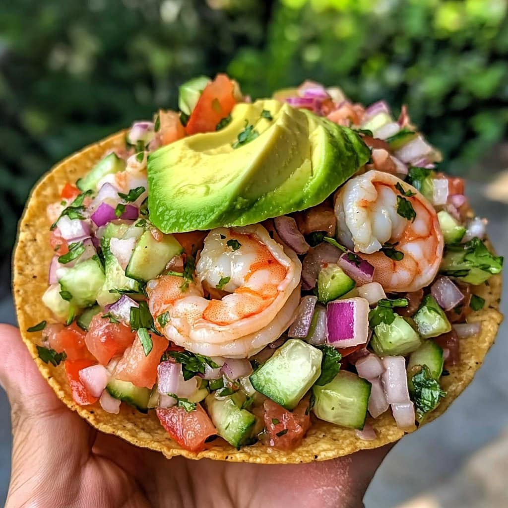 Tostadas de Ceviche de Camarón: A Fresh and Flavorful Mexican Appetizer