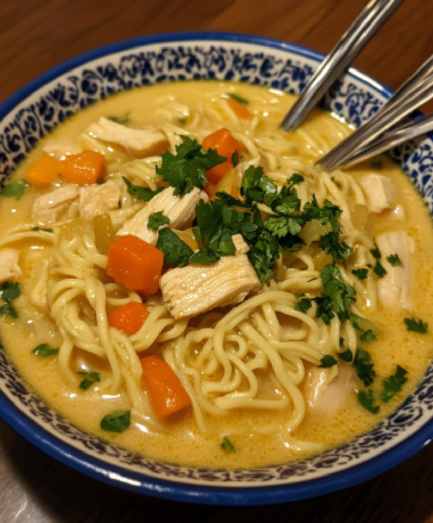 Crack Chicken Noodle Soup: Creamy, Comforting, and Addictively Delicious